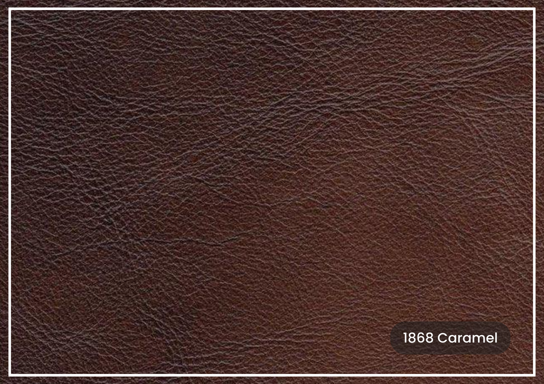 Hydeline Brookfield Brown Top-Grain Leather 3-Seater Sofa