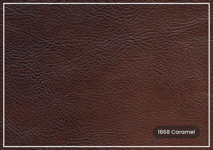 Hydeline Brookfield Brown Top-Grain Leather 3-Seater Sofa