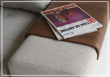 Innovation Living Grand DEL 2-Seater Fabric Sleeper Sofa with Ottoman-SOFABED