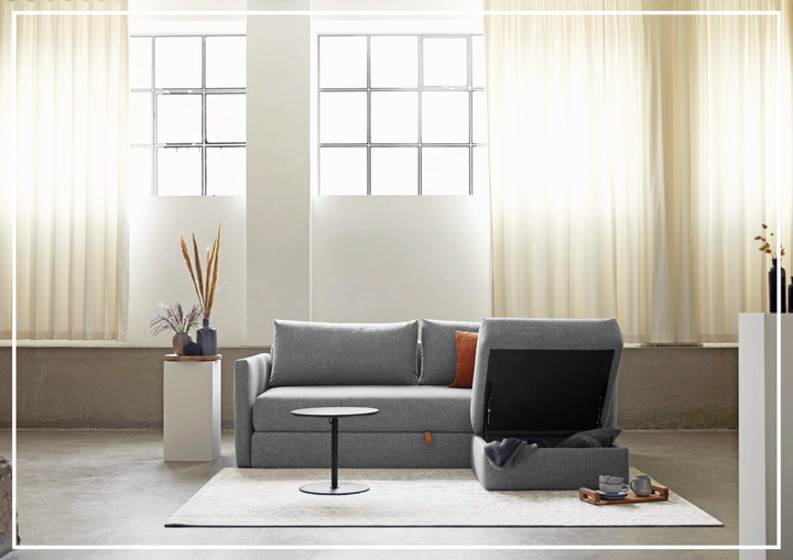 Innovation Living Tripi 2-Seater Fabric Sleeper Sofa-SOFABED