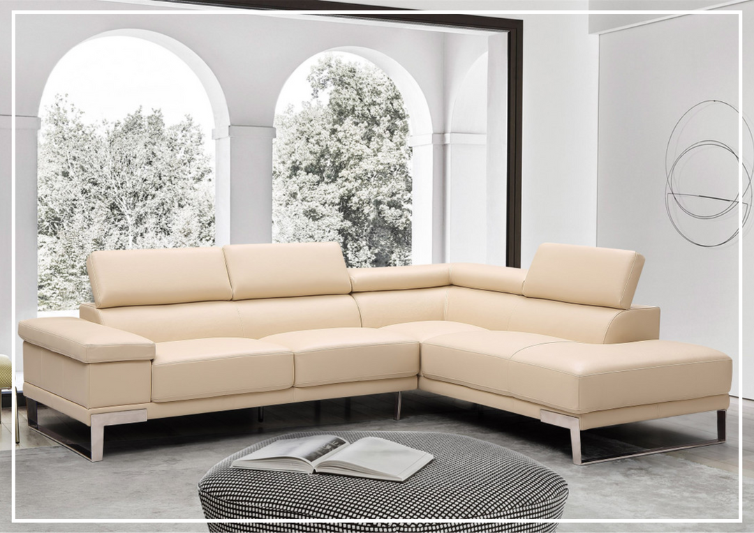 Gio Italia Baxter Sectional with Reversible Chaise-SOFABED
