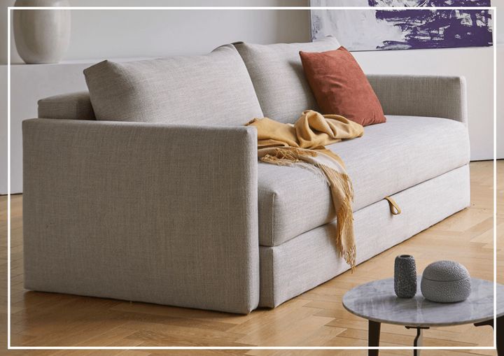 Innovation Living Tripi 2-Seater Fabric Sleeper Sofa-SOFABED