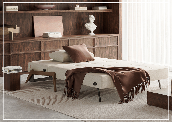 Innovation Living Cubed Full Size Sofa Bed With Two Color Option-SOFABED