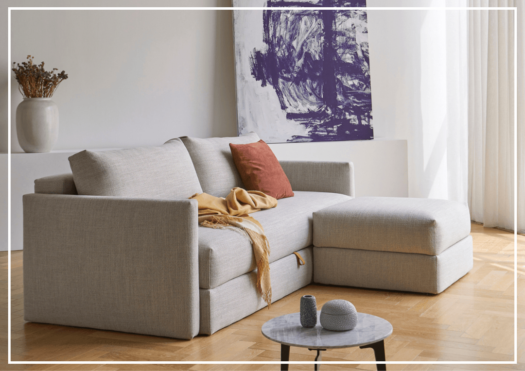 Innovation Living Tripi 2-Seater Fabric Sleeper Sofa-SOFABED