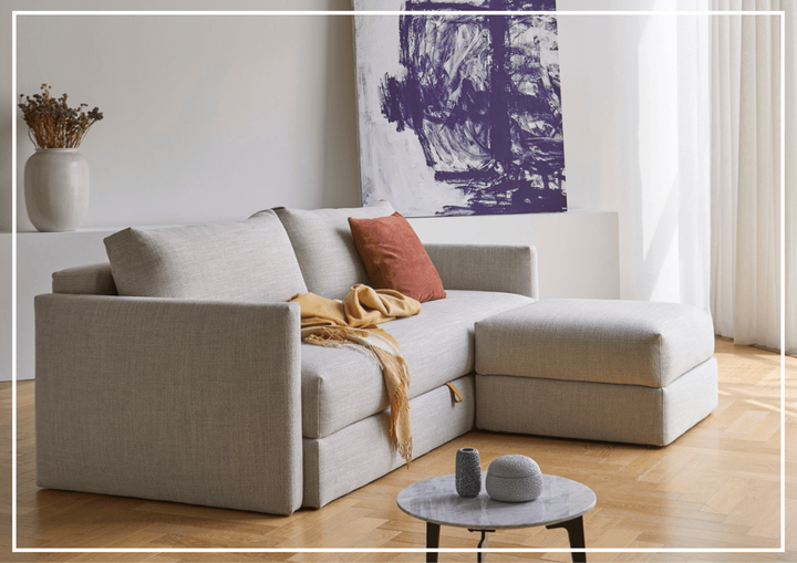 Innovation Living Tripi 2-Seater Fabric Sleeper Sofa-SOFABED
