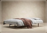 Innovation Living Recast Dark Styletto 2-Seater Fabric Sleeper Sofa-SOFABED