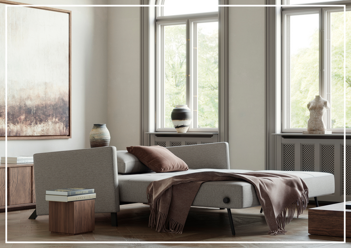Innovation Living Cubed Full Size Sofa Bed With Two Color Option-SOFABED