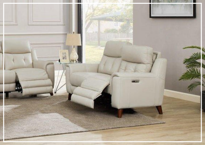 Hydeline Torino Top Grain Leather 2-Seater Reclining Sofa with Power Headrest
