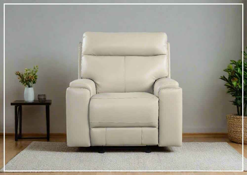 Gio Italia Bruna Leather Power Reclining Glider Chair- Sofabed.com