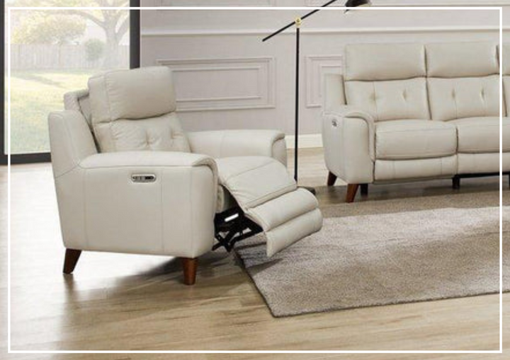 Hydeline Torino Leather Zero Gravity Recliner Chair with Power Headrest