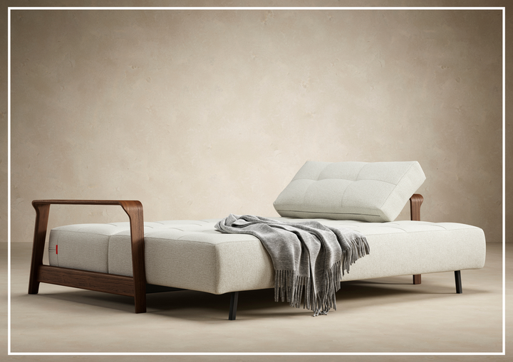 Innovation Living Ran Deluxe Excess Lounger Fabric Sofa-SOFABED