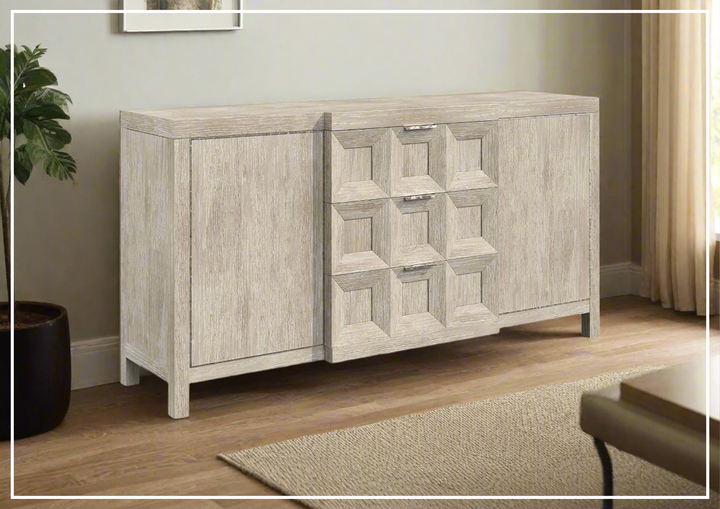 Bernhardt Prado 3 Drawer Wooden Buffet
