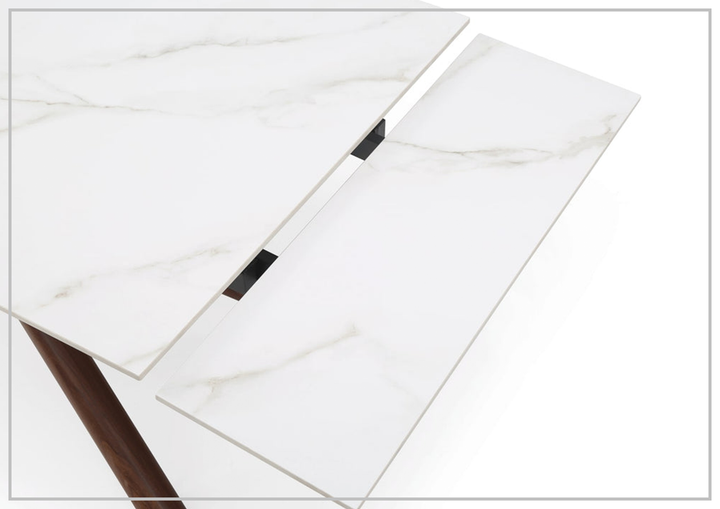 ESF Italia Acquire Extendable Dining Table with Ceramic Top- sofabed