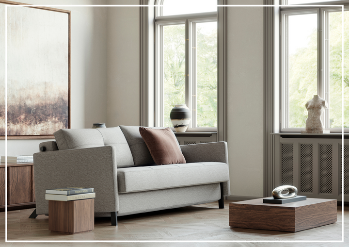Innovation Living Cubed Full Size Sofa Bed With Two Color Option-SOFABED
