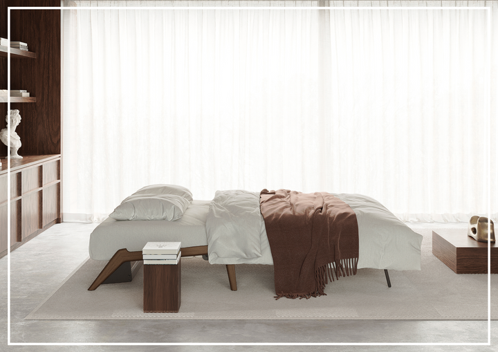 Innovation Living Cubed Full Size Sofa Bed With Two Color Option-SOFABED
