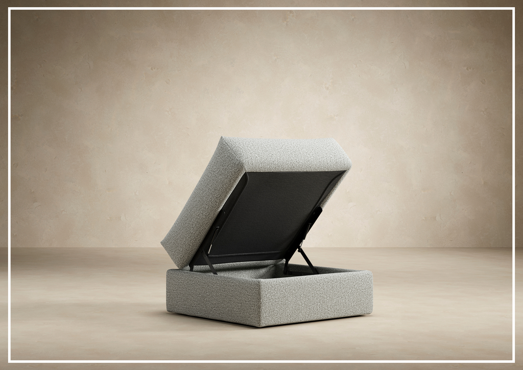 Innovation Living Cornila Ottoman with Integrated Storage-SOFABED