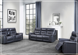 Gio Italia Home Baldwin Power Reclining Leather 3-Seater Sofa - Sofabed