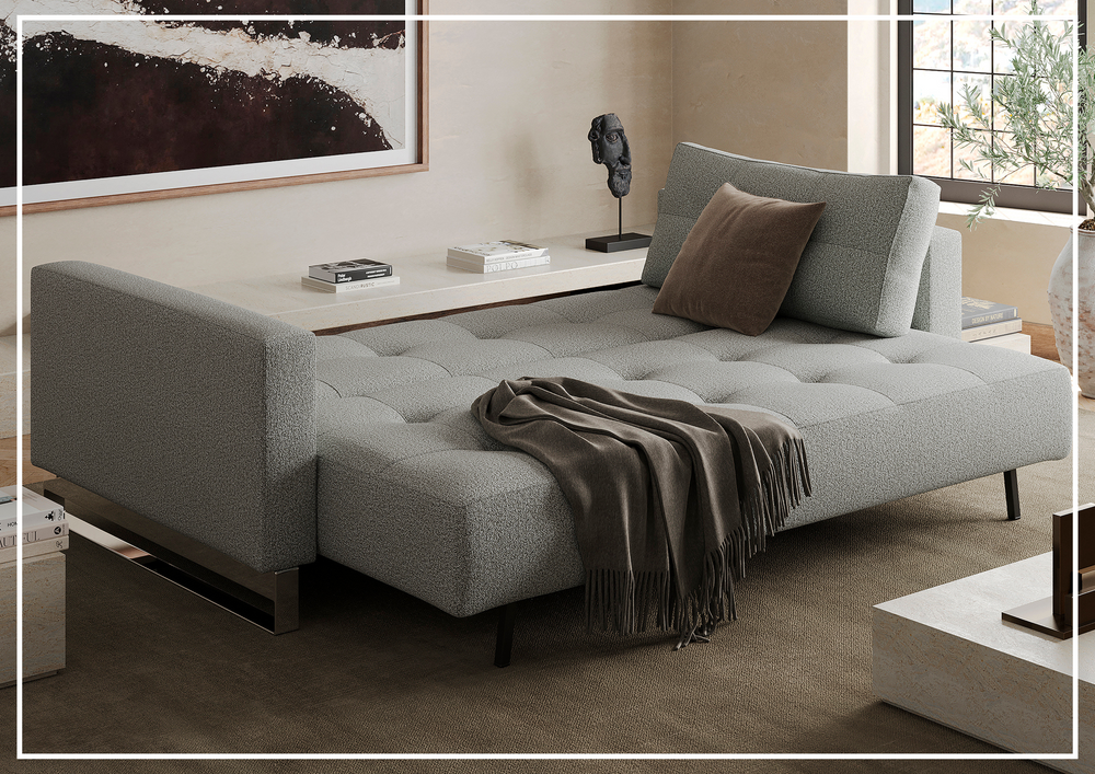 Innovation Living Cassius 2-Seater Fabric Sleeper Sofa-SOFABED