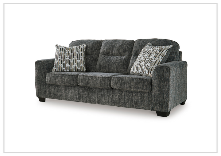 Gio Italia Lucino Fabric Sofa in Gray