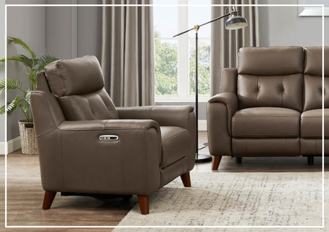 Hydeline Torino Leather Zero Gravity Recliner Chair with Power Headrest