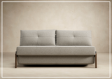 Innovation Living Cubed Fabric 2-Seater Queen Sized Sleeper Sofa-SOFABED