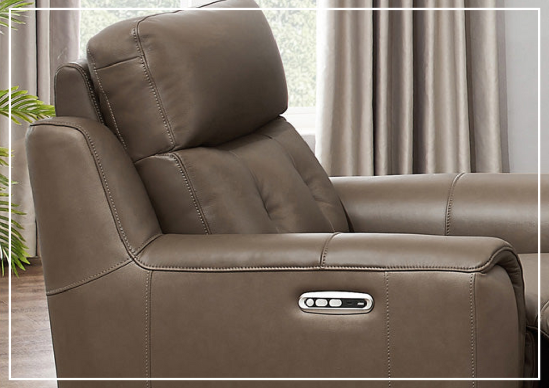 Hydeline Torino Leather Zero Gravity Recliner Chair with Power Headrest