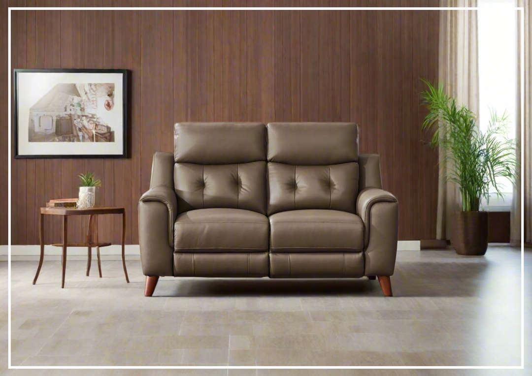 Hydeline Torino Top Grain Leather 2-Seater Reclining Sofa with Power Headrest