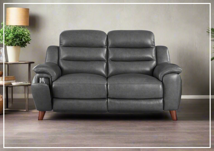 Hydeline Dream Top Grain Leather Zero Gravity Reclining Sofa with Power Headrest