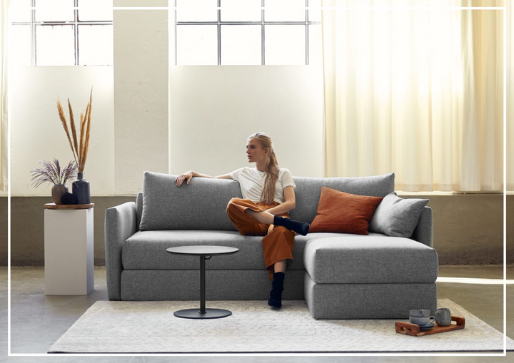 Innovation Living Tripi 2-Seater Fabric Sleeper Sofa-SOFABED