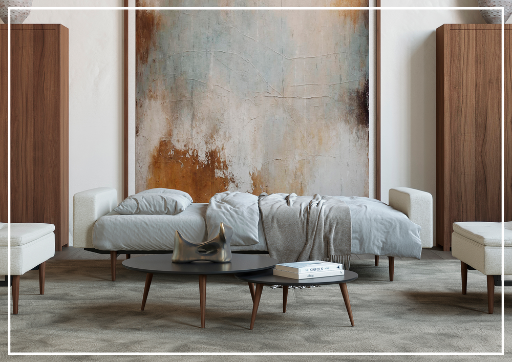 Innovation Living Dublexo Styletto 2-Seater Fabric Sofa Bed With Three Color Option-SOFABED