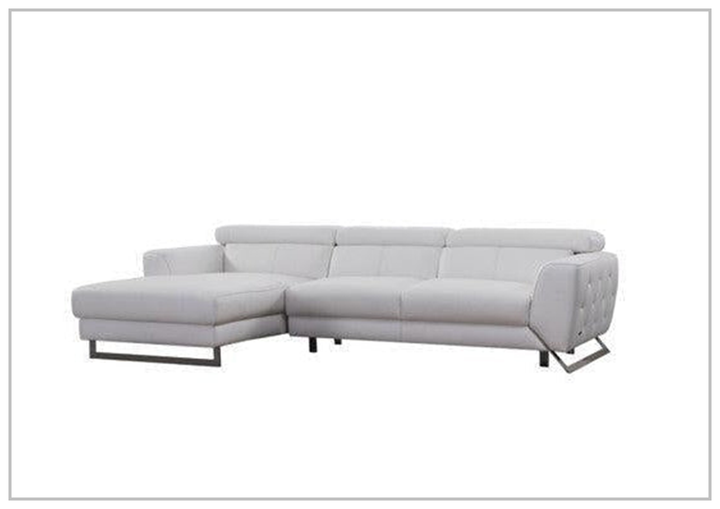 Niva Leather Sectional  white
