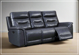 Gio Italia Home Baldwin Power Reclining Leather 3-Seater Sofa - Sofabed