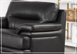Hydeline Luxor Premium Leather Chair with Cushion Arms
