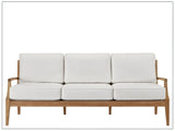 Universal Furniture Coastal Living Outdoor Chesapeake Sofa with Natural Teak Finish