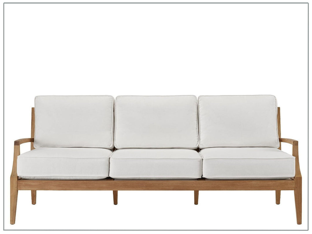 Universal Furniture Coastal Living Outdoor Chesapeake Sofa with Natural Teak Finish