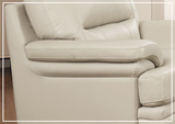 Hydeline Luxor Premium Leather Chair with Cushion Arms