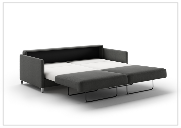 Elfin King Sleeper Sofa with Chrome or Wood Legs