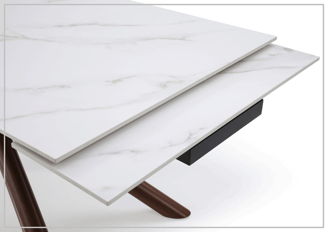 ESF Italia Acquire Extendable Dining Table with Ceramic Top- sofabed