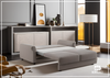 Casey Queen Sofa Sleeper in Walnut Leg Finish