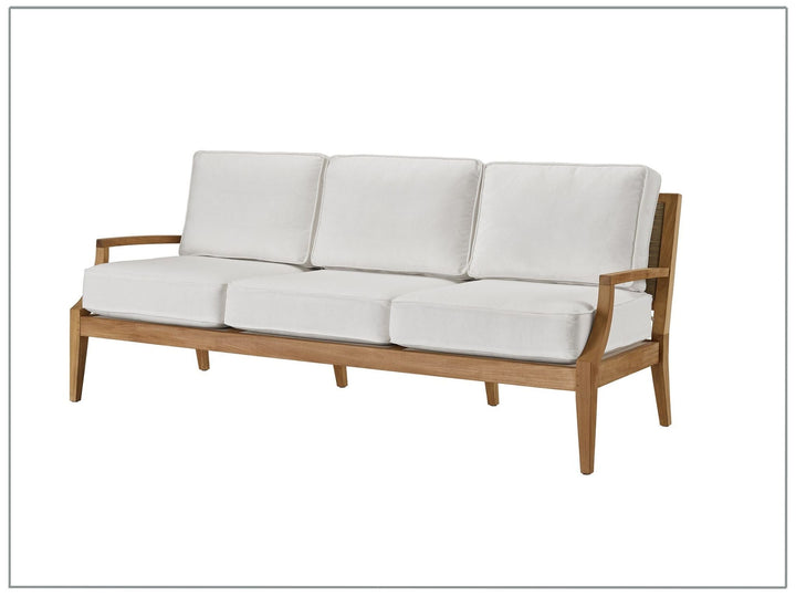 Universal Furniture Coastal Living Outdoor Chesapeake Sofa with Natural Teak Finish