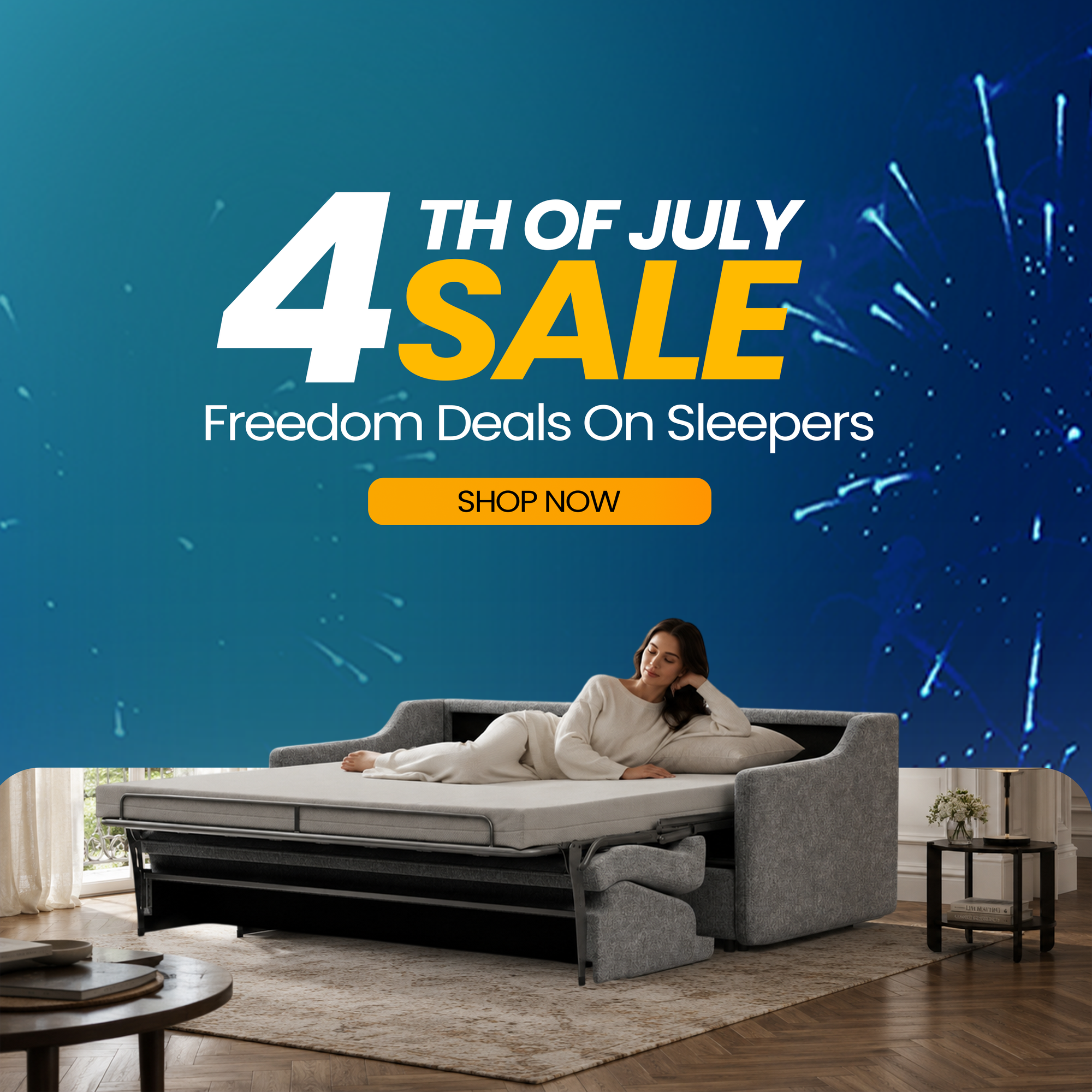4th of July sale : Freedomen sale on sleepers