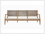 Universal Furniture Coastal Living Outdoor Chesapeake Sofa with Natural Teak Finish