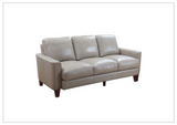 Gio Italia York 3-Seater Stationary Classic Leather Sofa