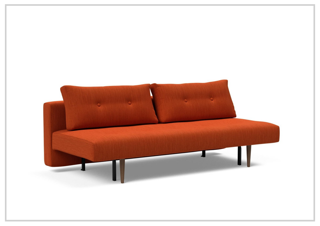 Innovation Living Recast Dark Styletto 2-Seater Fabric Sleeper Sofa-SOFABED