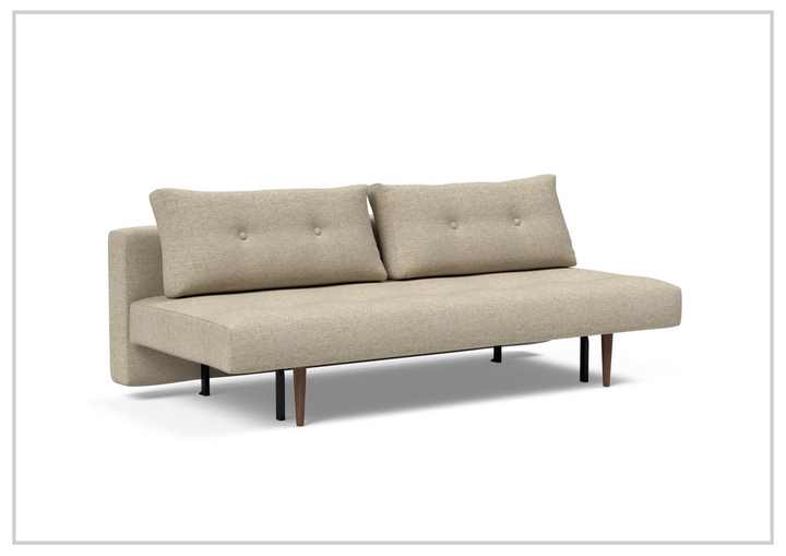 Innovation Living Recast Dark Styletto 2-Seater Fabric Sleeper Sofa-SOFABED