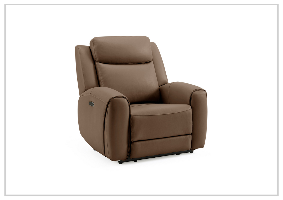 Gio Italia Wonder Power Recliner Chair In Leather and Fabric Options-SOFABED