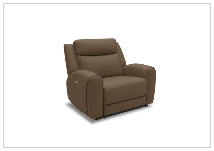 Gio Italia Wonder Power Recliner Chair In Leather and Fabric Options-SOFABED