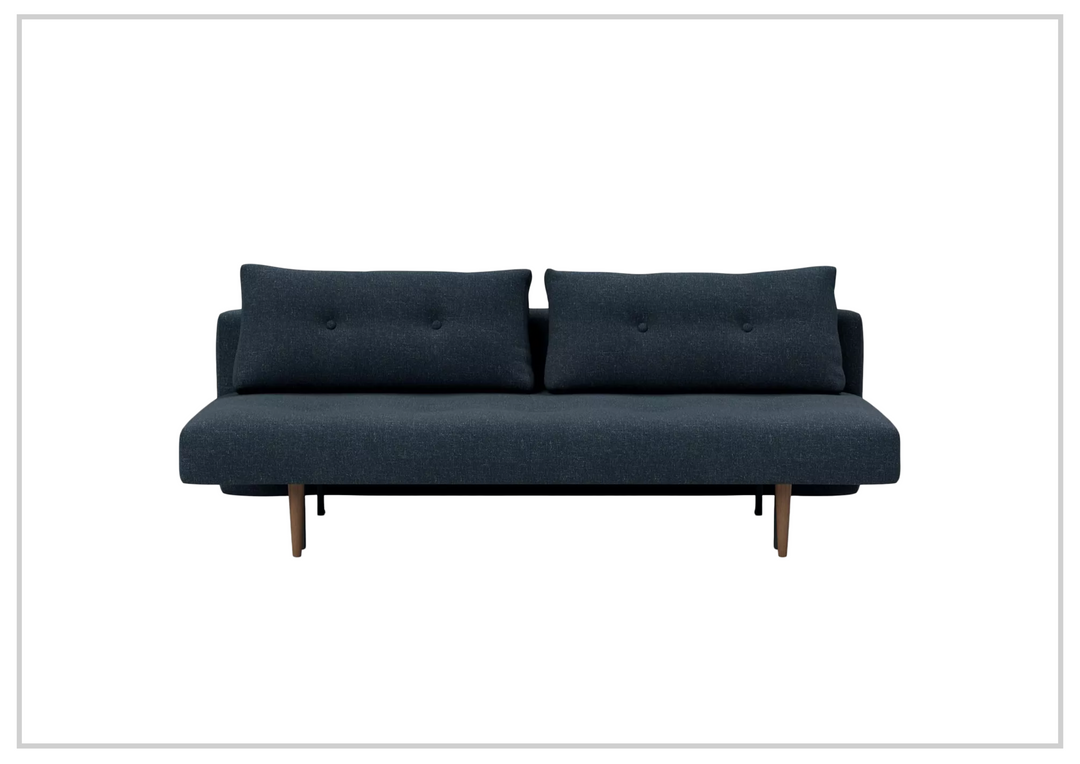 Innovation Living Recast Dark Styletto 2-Seater Fabric Sleeper Sofa-SOFABED