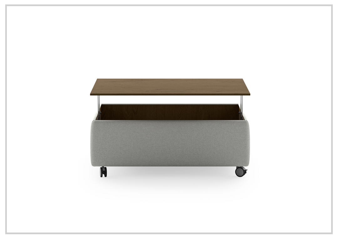Functional Coffee Table with Casters