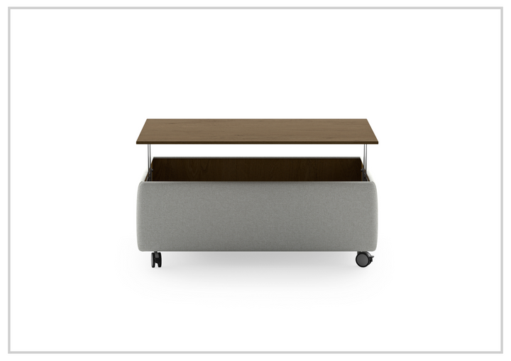 Functional Coffee Table with Casters